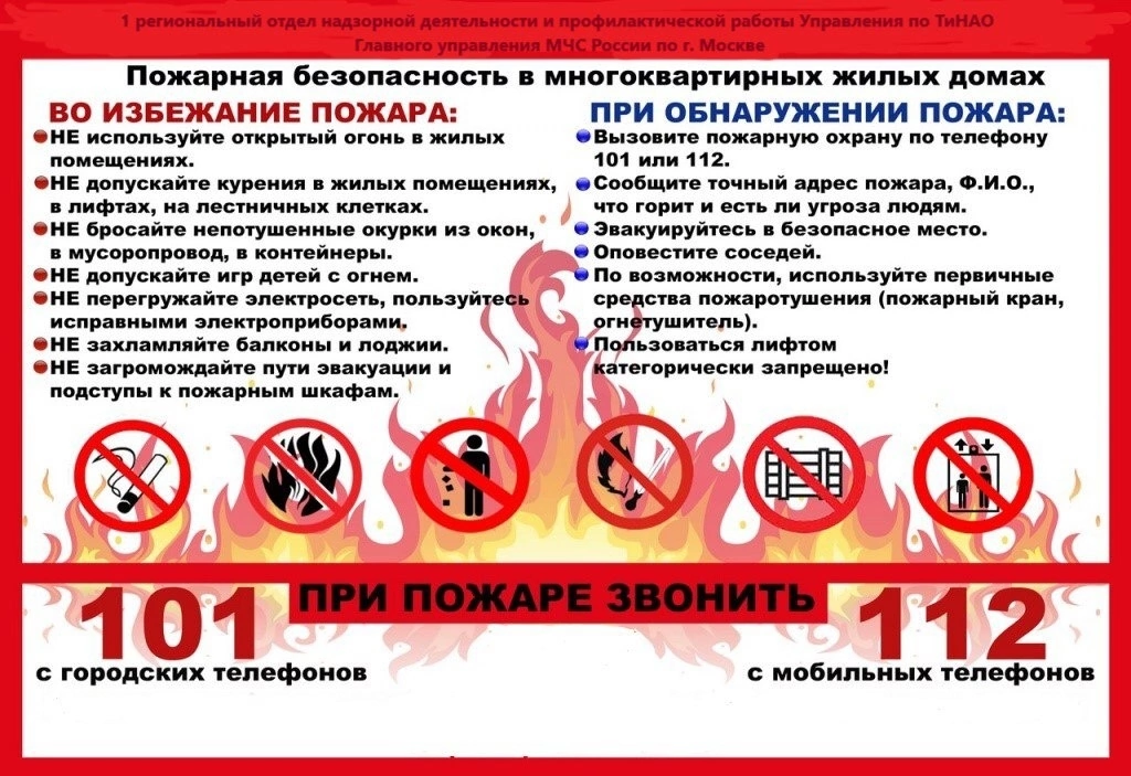 Правила пожарной безопасности